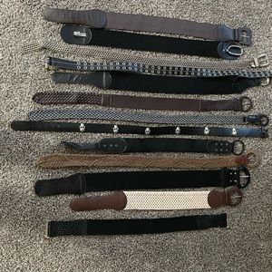 Assorted Belts Sized Small and Medium